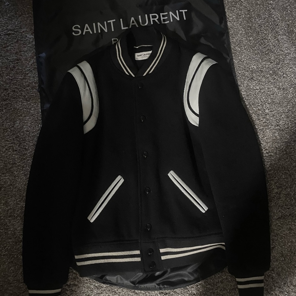 Saint Laurent Wool Teddy Jacket